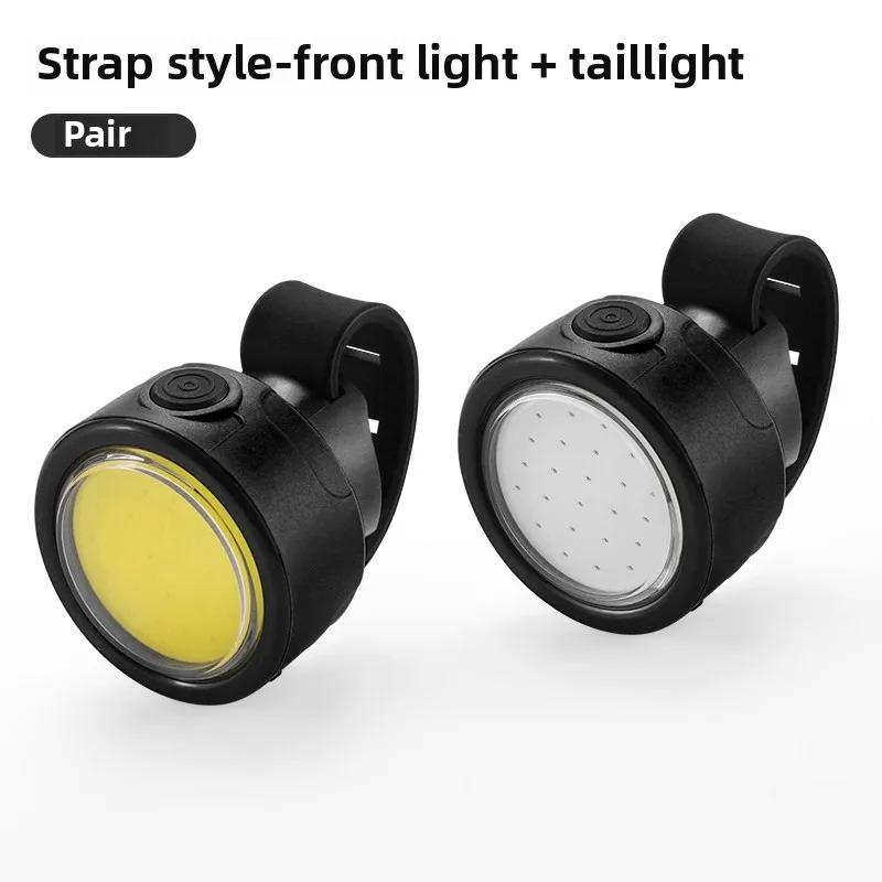 Bicycle Front Lights Bike Taillights Waterproof MTB Bike Lamp Battery Powered Warning Cycling Light LED Headlight Rear Lamp