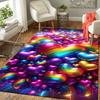 1pc Colorful Love Design Area Rug - Soft, Anti-Slip, and Durable Gaming Room Decor for Bedroom