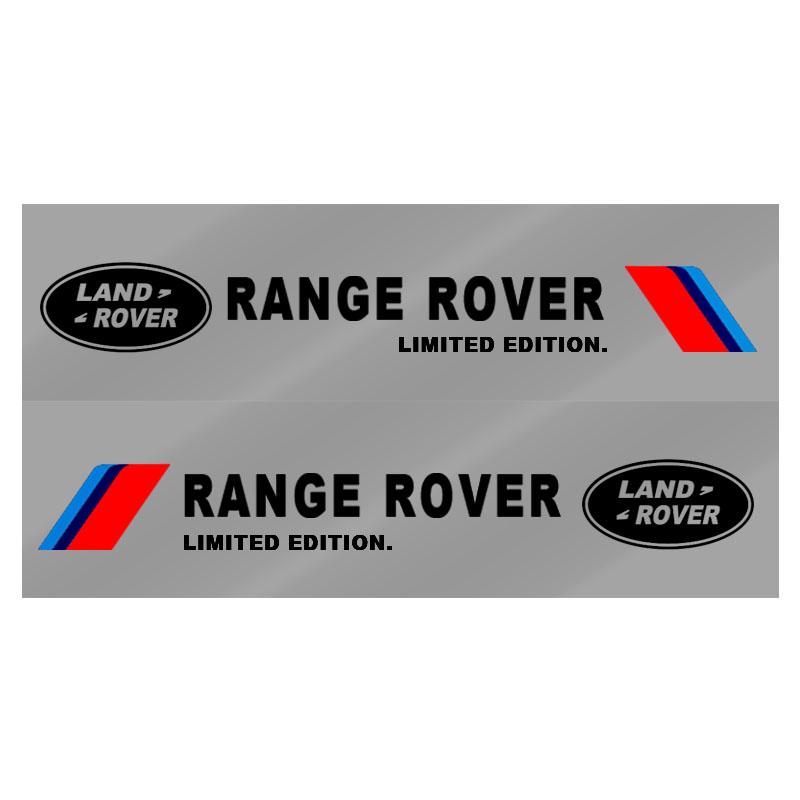 

2Pcs Car Body Decoration Stickers Door Personalized Sporty Stickers for Land Rover Discovery Range Rover Evpque Defender Car Eyeglass Rover L322 L405
