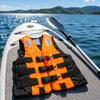 Adjustable Buckle Life Jacket with Reflective Strips for Paddleboarding Kayaking and Water Sports Safety Vest for Adults and Youth