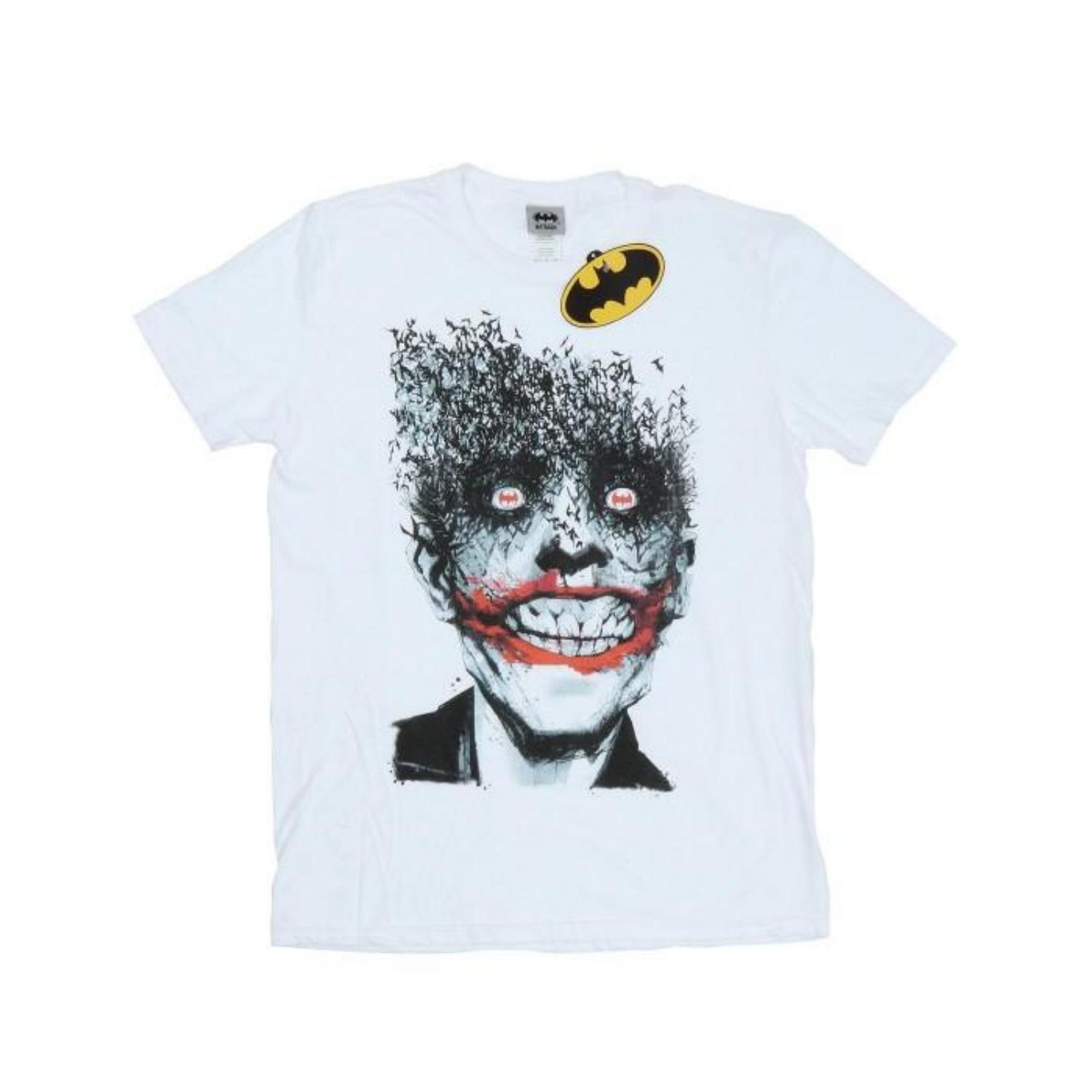DC Comics Mens Batman The Joker Bats T-Shirt S