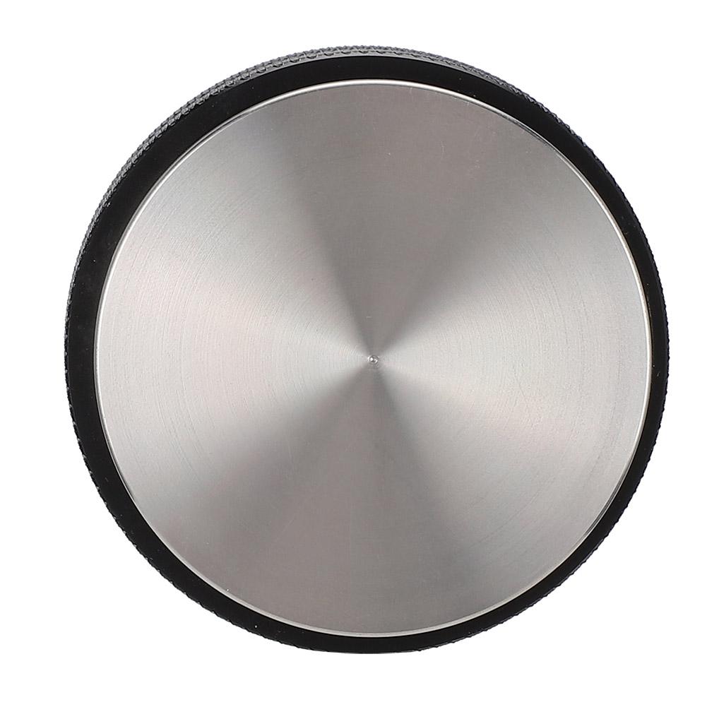 58mm Schwarzer Flacher Boden Edelstahl Kaffee Tamper Zubehör für Zuhause Kaffeeladen