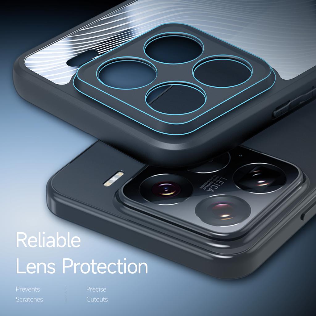 För Xiaomi 15 Pro Skal DUX DUCIS Aimo-serien TPU+PC Matt Stöttåligt Telefonskal (REACH-certifiering)