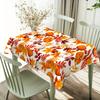 Autumn Pumpkin Maple Leaves Tablecloths For Table Decoration Fall Thanksgiving Harvest Rectangle Table Cloth Kitchen Party Decor