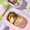 Thermoisolierte Lunchbox, tragbare Edelstahl-Bentobox für Studenten und Büroangestellte, hermetische Bento-Box mit hoher Kapazität, Picknick-Lunchbox