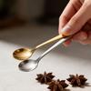 5PCS Durable Tiny Spoons Compact Seasoning Spoon Pretty Condiment Spoons  Condiment Serving
