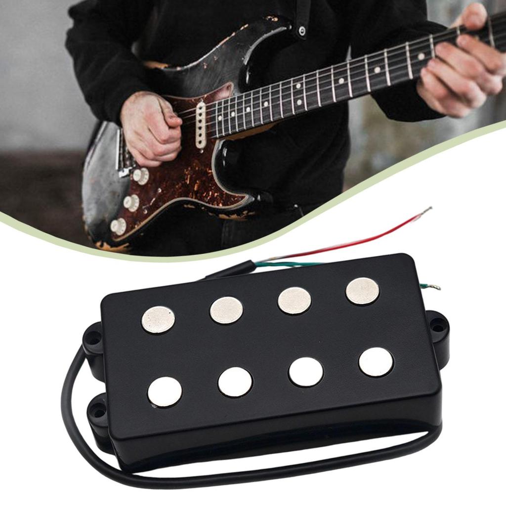 Double Coil Pickup Guitar Accessory Quick Response Neck Bridge for Electric Guitar DIY and Replacements