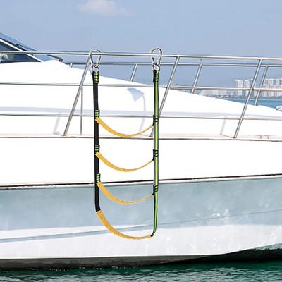 Boat Ladder Boat Rope Ladder Auxiliary Boarding Rope Ladder 3/4/5 Reusable Portable Nylon Boat
