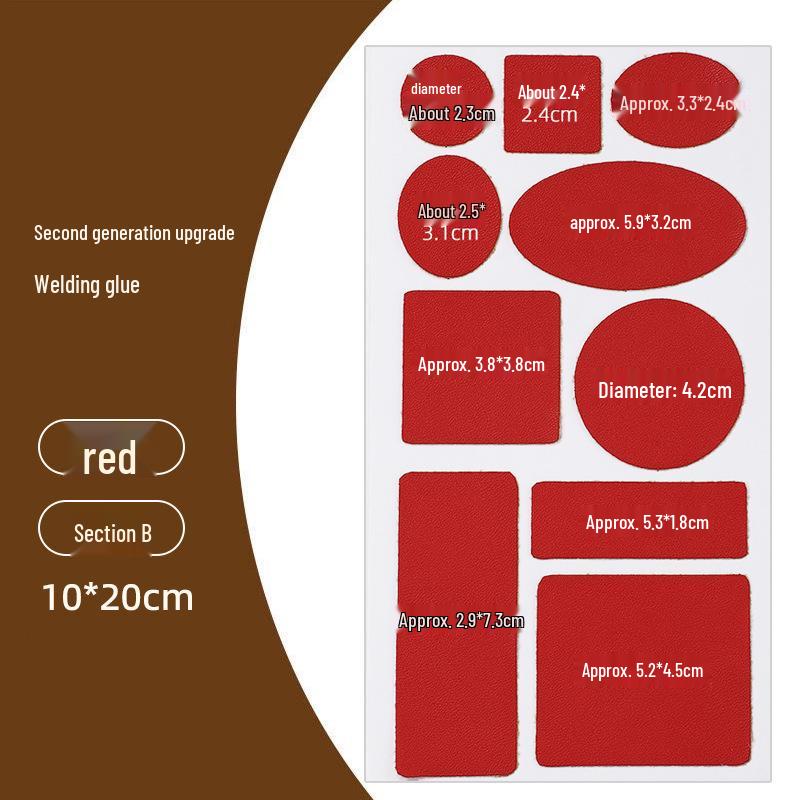 Parche de Cuero Autoadhesivo para Reparación de Ropa y Decoración