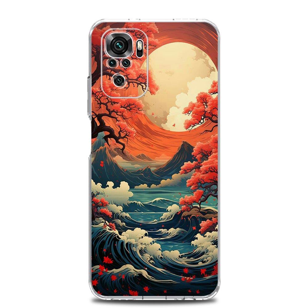 Landscape Art Soft TPU Phone Case For Xiaomi Redmi Note 15 14 13 12 4G 10 11 Pro Plus 5G 14C 13C 12C 10C 9A Clear Cover