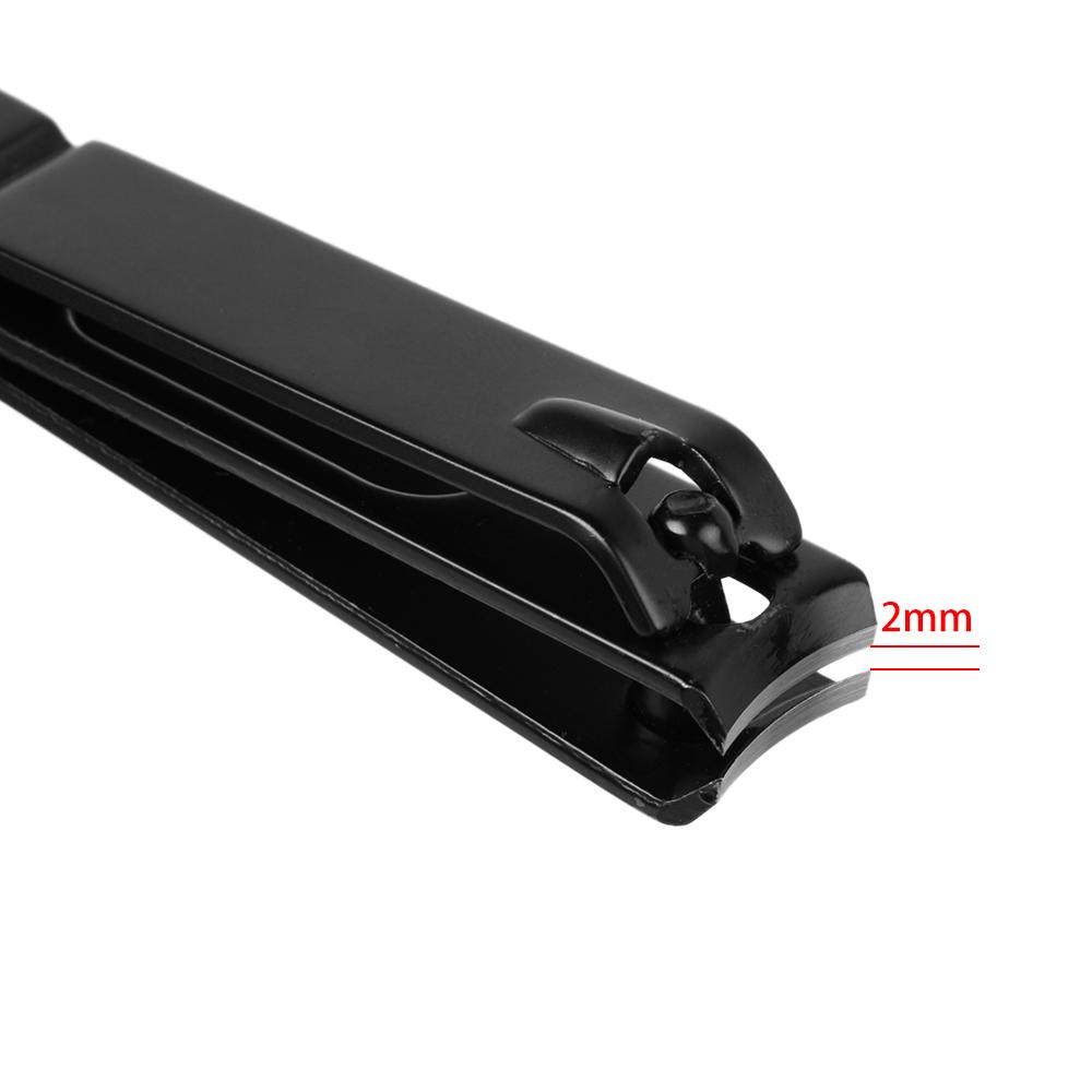 Black Slope Flat Shape Finger Toe Pedicure Nail Trimmer Nail Clipper Cutter Nail Care