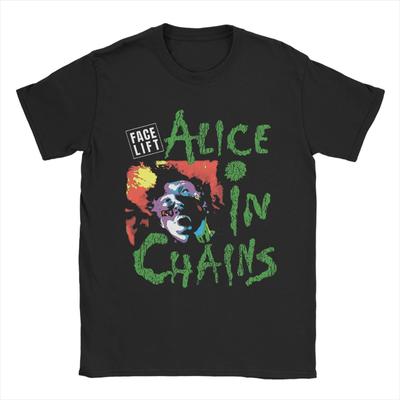 2026 New Hot Sale Alice In Chains Rock Band Tour 91 Apparel Men Women T Shirts Cotton Tee Printed Tops Oversized Unisex Tshirt