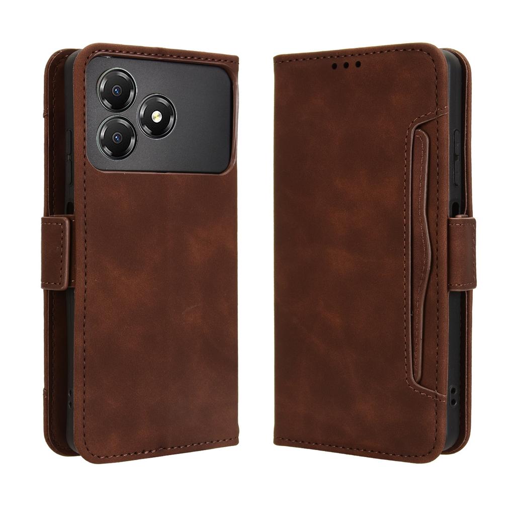 For ZTE Blade A36 Leather Case Phone Wallet Cover with Multiple Card Slots