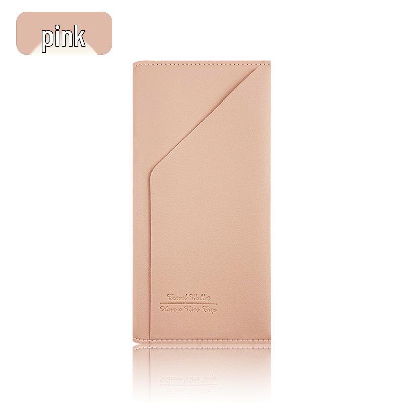 In-Stock Customizable PU Leather Travel Document Bag & Multi-functional Passport Holder