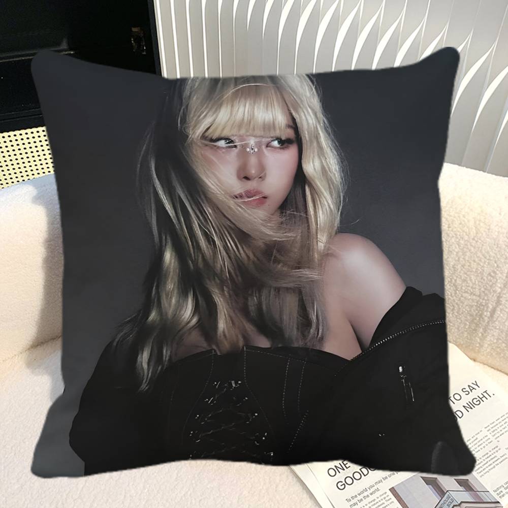 Karina Yu Ji Min Pillow Case Square Pillow Bedroom Sofa Leisure Comfort Cushion Car Home Decoration