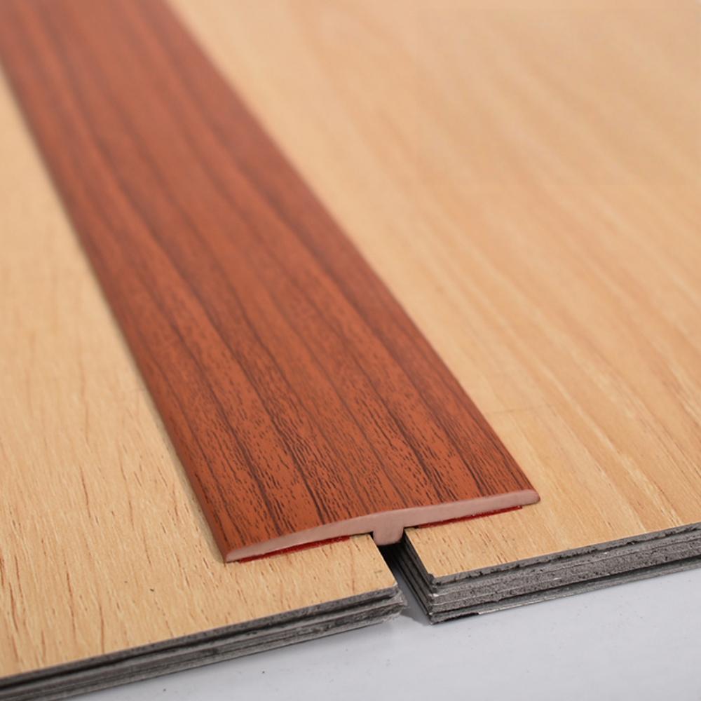 1pc 1mX5cm T-shaped Self-adhesive Threshold Transition Strip, Floor Edge Strip, Self-adhesive Seam Strip Threshold Strip