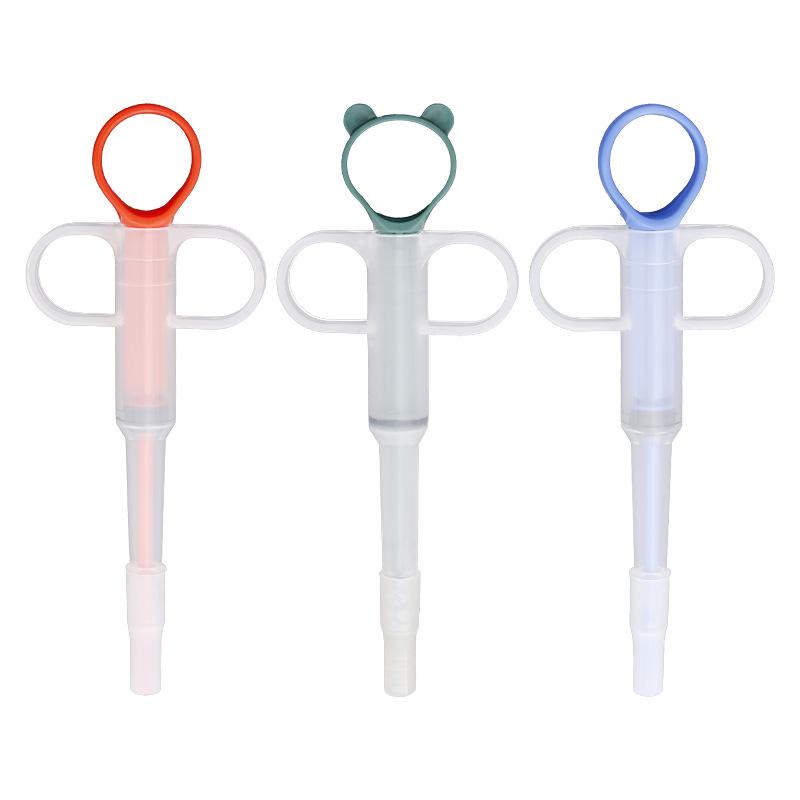 Pet Medicine Feeder: Cat & Dog Syringe Press-Type Liquid or Capsule Dispenser