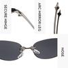 Trendy Pilot Sunglasses Elegant Metal Frame Polarized Lens Trendy Design Lightweight For Birthday Girl