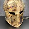 Mittelalterlicher Barbuta Helm 18 Gauge Stahl Ritterrüstung Visierter Commando Helm für Cosplay, LARP Sammlergeschenk