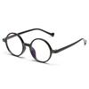 New retro small round frame anti-blue light flat light glasses frame TR light myopia glasses plain men and women