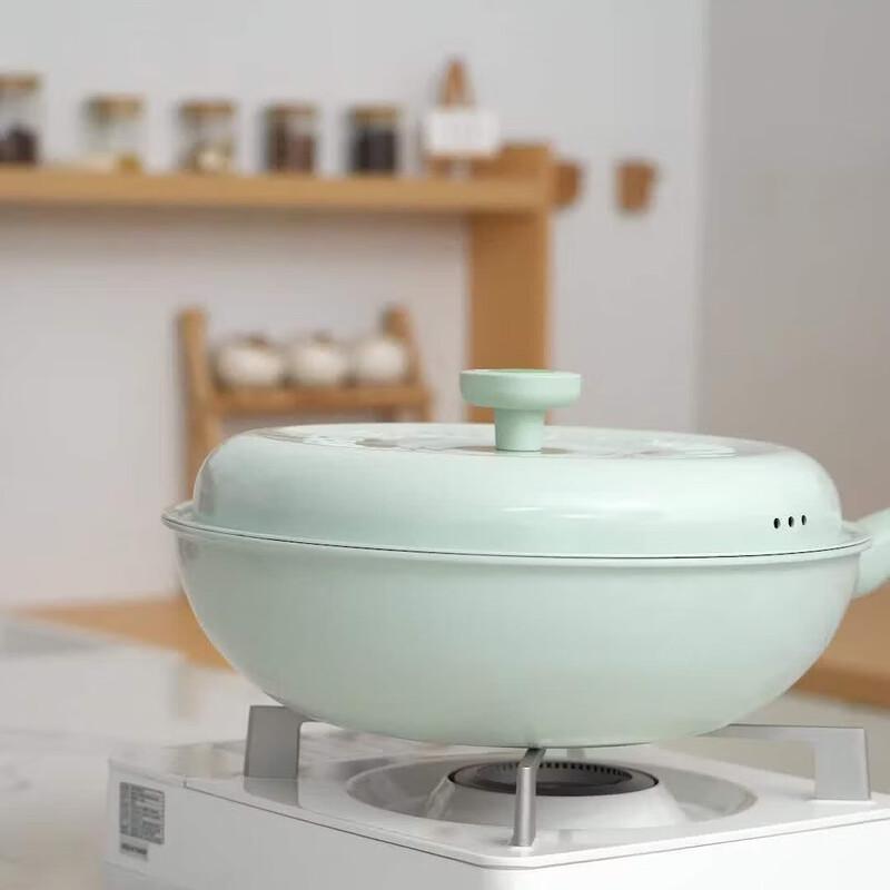COOKER KING 32 см Антипригарный Вок с Плоским Дном