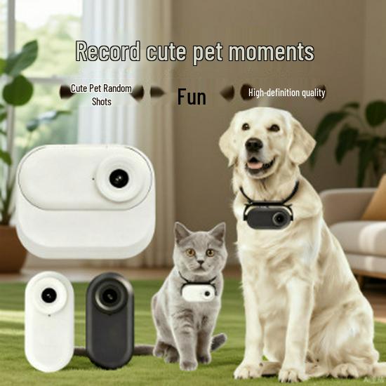 Cross-border Thumb Action Pet Cam: Vlog, Direct Record, Sports & Cycling Collar Camera