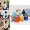Trendy Cartoon Kids Backpack Stylish Canvas Crossbody Bag For Boys And Girls