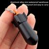 Vitamin Capsule Pill  Organizers Pill Bottle Pill Storage Box Keychain Holder Aluminum Pill Case