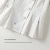 Yibai Striped Pure Cotton Slim-Fit Shirt