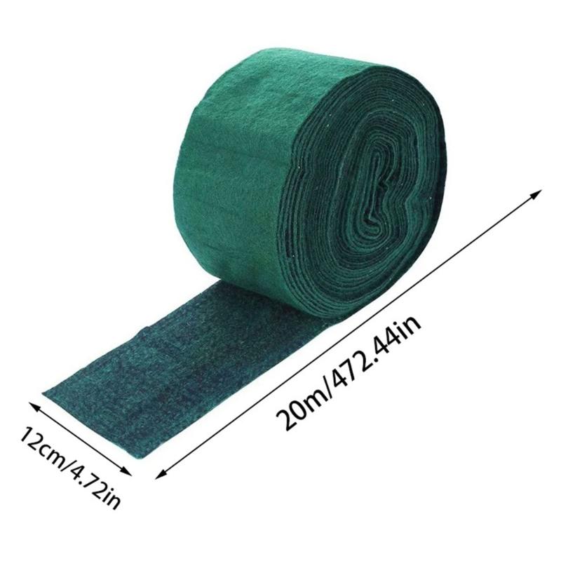20m Tree Protector Wraps Winter Proof Tree Trunk Shrub Plant Antifreeze Bandage Tape Entangled Cotton Cloth Warm Keeping