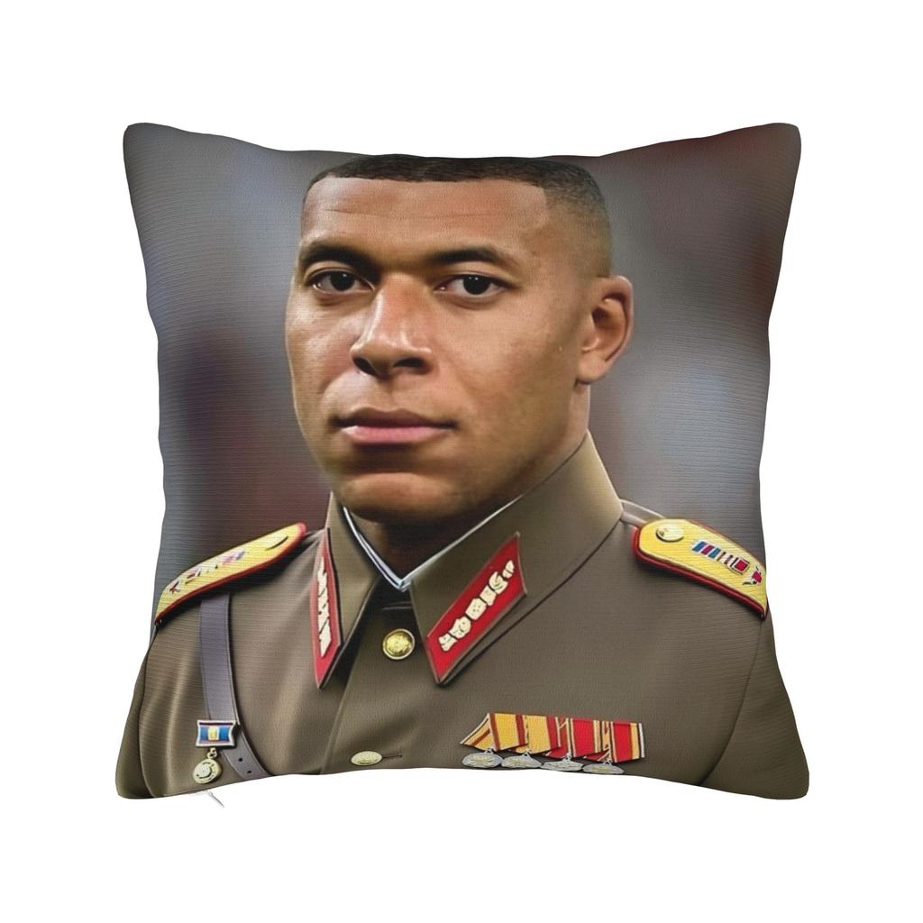 Decorative Pillow Cover KM Mbappes Dictador Meme Merch Sofa Throw Pillow Case Cover Square Multiple Sizes