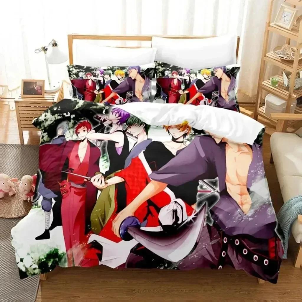 Luxuriöses Neues 3D-Druck Anime Kuroko's Basketball Bettwäscheset Jungen Mädchen Einzelbett Queen-Size Bettbezug Kinder Erwachsene Heimtextilien