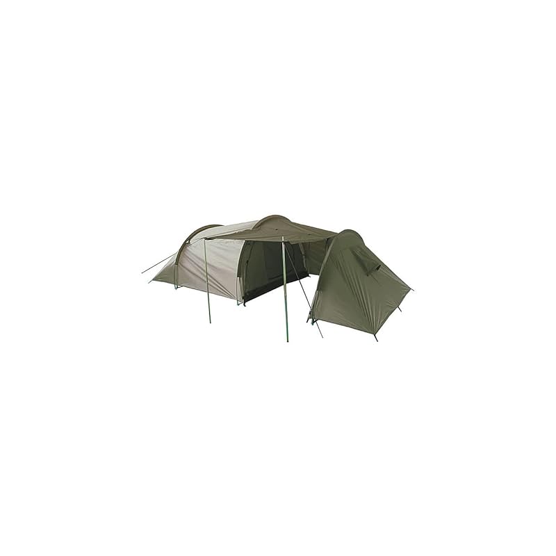 

Mil-Tec 3 person tent plus luggage storage tent entrance With canopy OLIVE DRAB