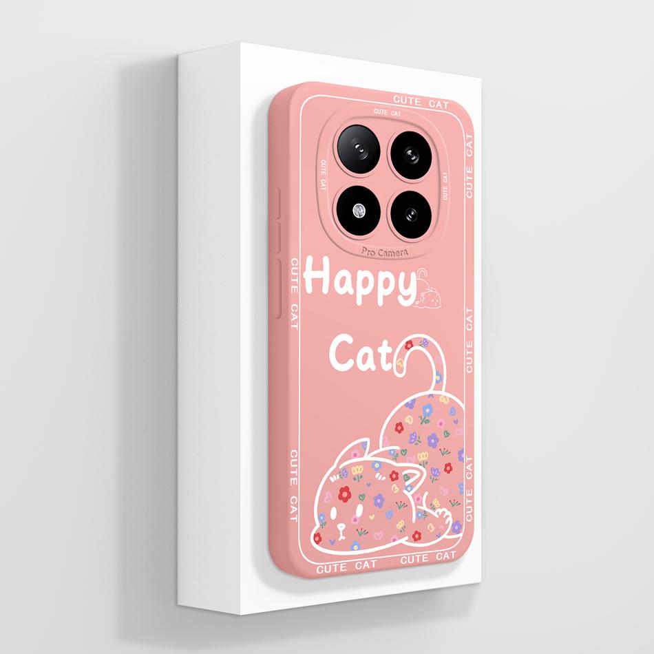 For Poco X7 Pro Case Cute Panda Soft High Quality Liquid Silicone Back Cover For Poco X 7 X7Pro Full Protection Phone Shell