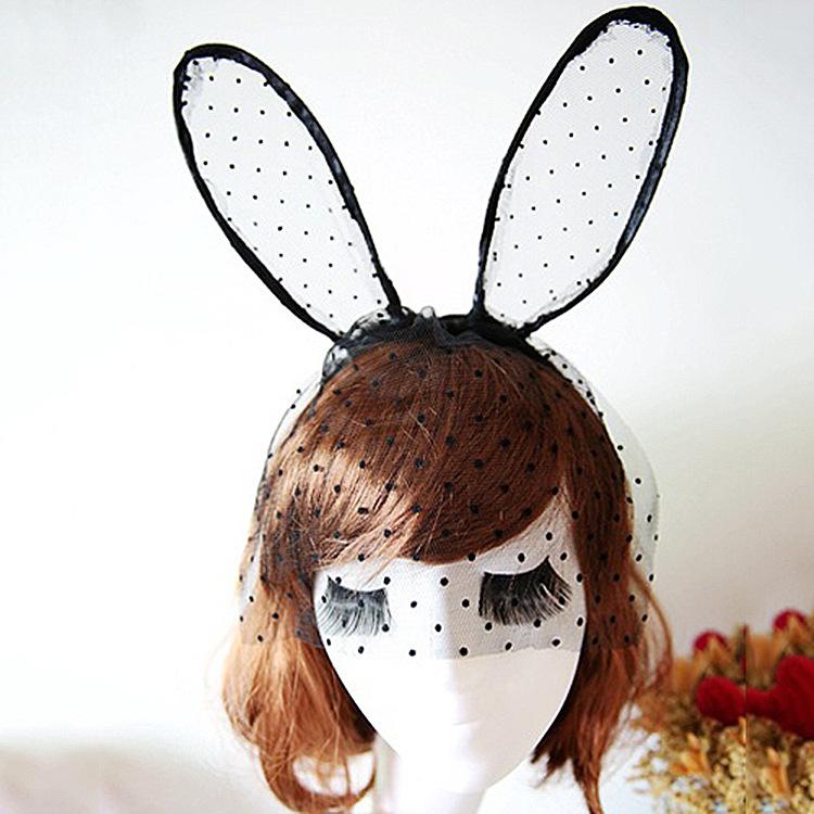 

Головные уборы для фотосъемки Сценическое выступление Кроличьи ушки Вуаль Вечеринка Вечеринка Повязка на голову для вечеринки Кролик Девушка Стиль Головные уборы Аксессуары one size fits all чёрный