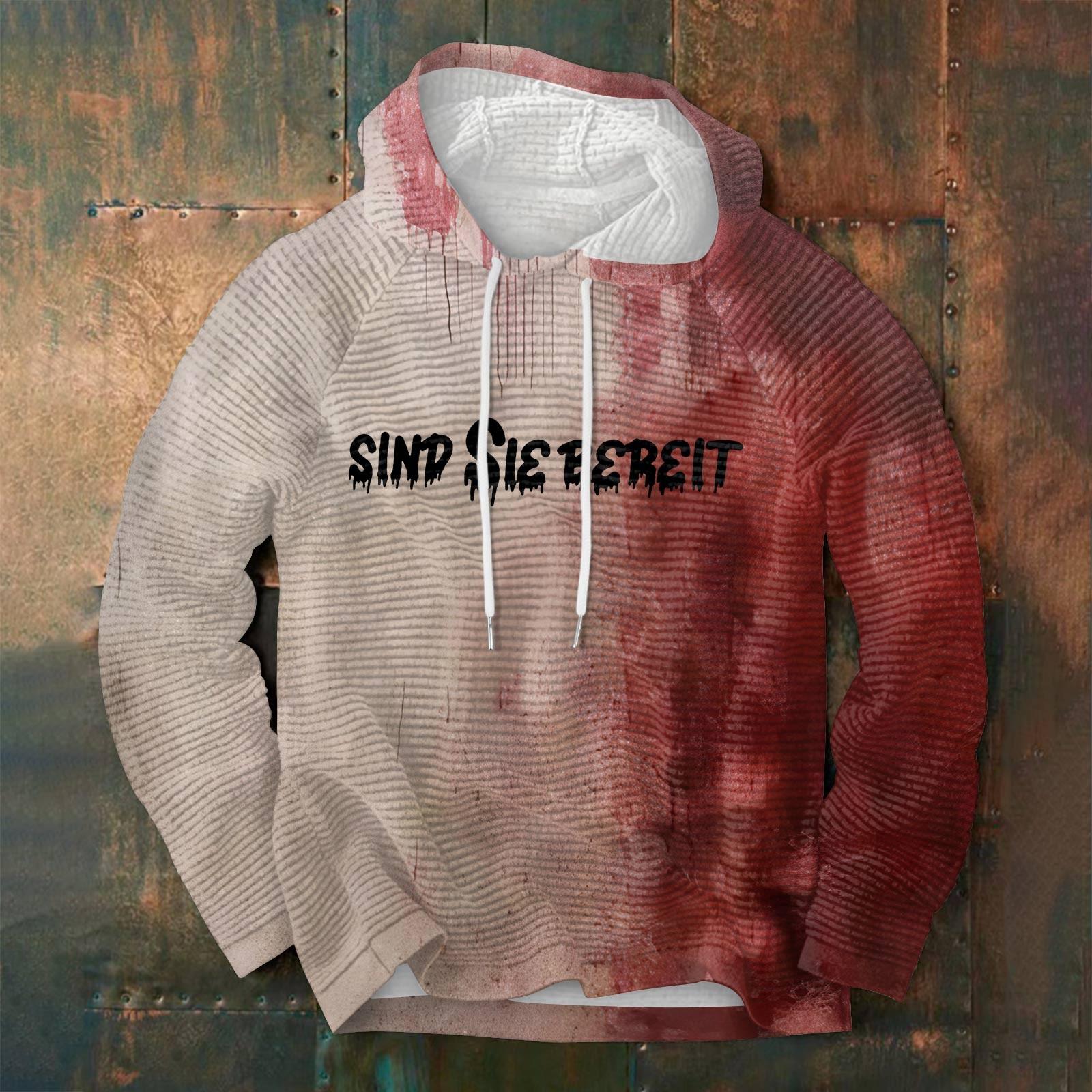 

Мужской повседневный и модный длинный рукав с небольшим V-образным вырезом топ-пуловер XXXXL красный