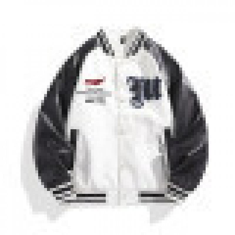 Autumn New Embroidered Leather Jacket Fashion Trend Versatile Baseball Jacket Motorcycle Suit Student Jacket Men