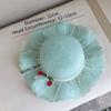 Wide Brim Kids Sun Hat Pearl Decoration Beach Hat Cute Style Straw Hat  Girls Accessories