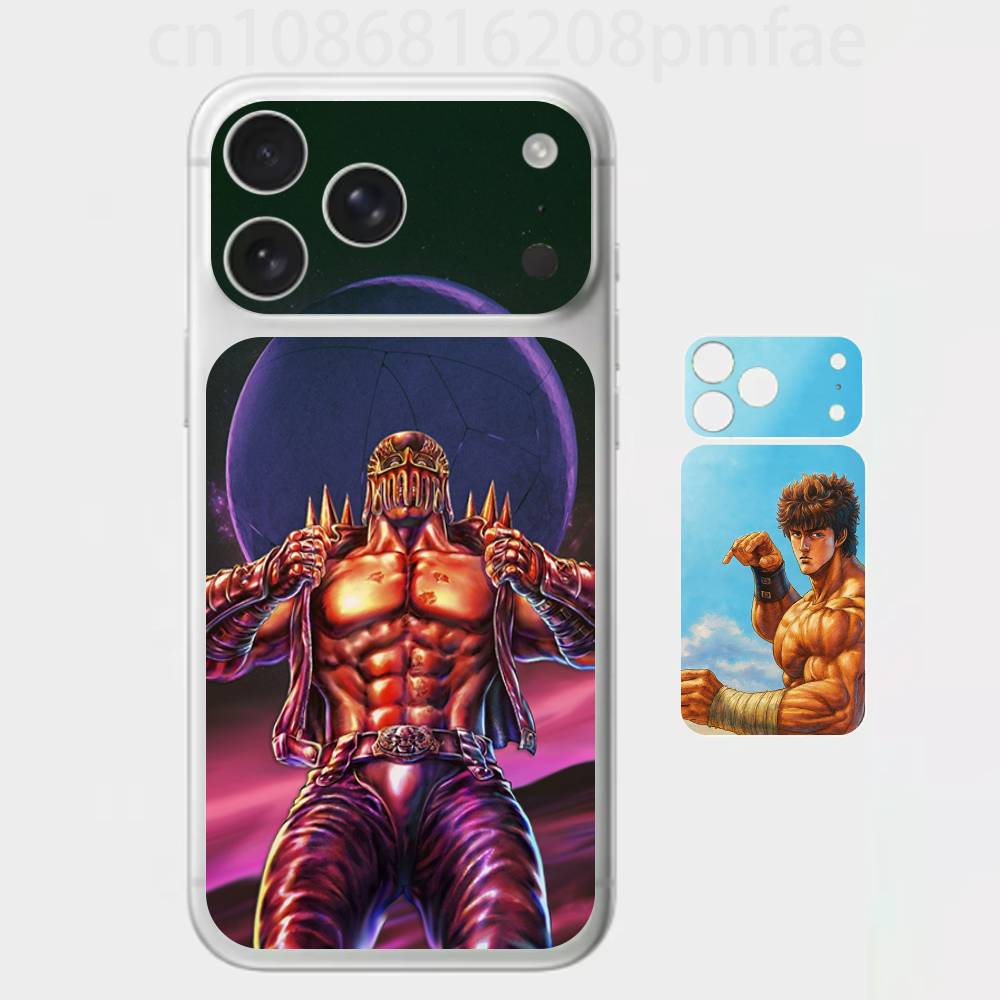 

Anime Fist of the North Star Premium Skin Wrap for iPhone 17 Pro/Max, Back Frame Camera Protective Decal (Not Case) iPhone17pro