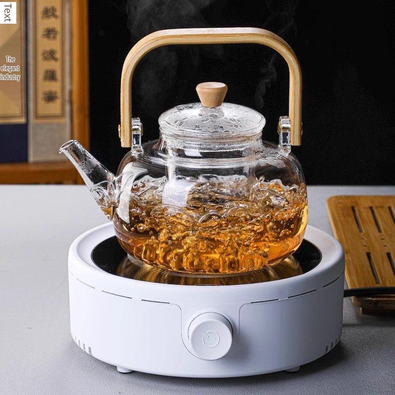 ZISIZ High Temperature Resistant Glass Teapot