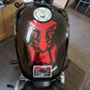Universal-Kraftstofftank-Aufkleber für Motorrad-Tankpad, Fischgräten-Pad, Öl-/Gastank-Schutz, Motorradabdeckung, Aufkleber, Dekoration