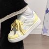 Sweet high-end little white shoes women's thick-soled breathable versatile sports dopamine bread shoes original sports board shoes