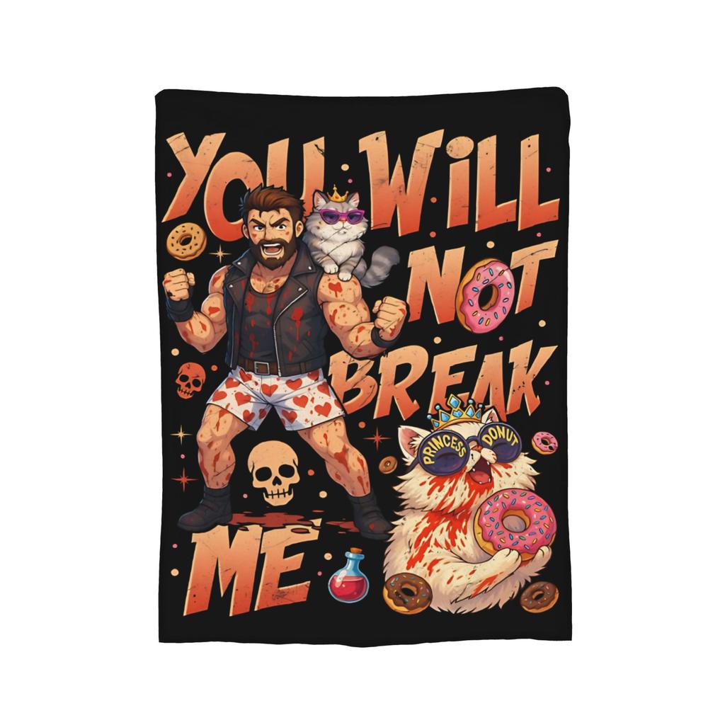 Dungeon Crawler Carl Plush Blanket I Am Yelling Carl! Awesome Throw Blanket for Home 200x150cm Rug Piece,