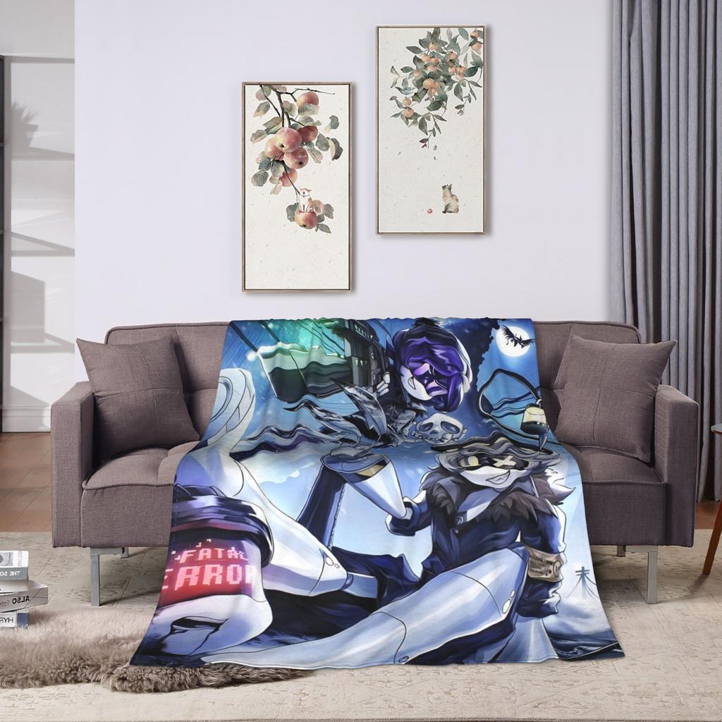 Murder Drones  Blanket Quality Super Soft  Bedding Throws Winter Children Home Decor Aesthetic Bedspread