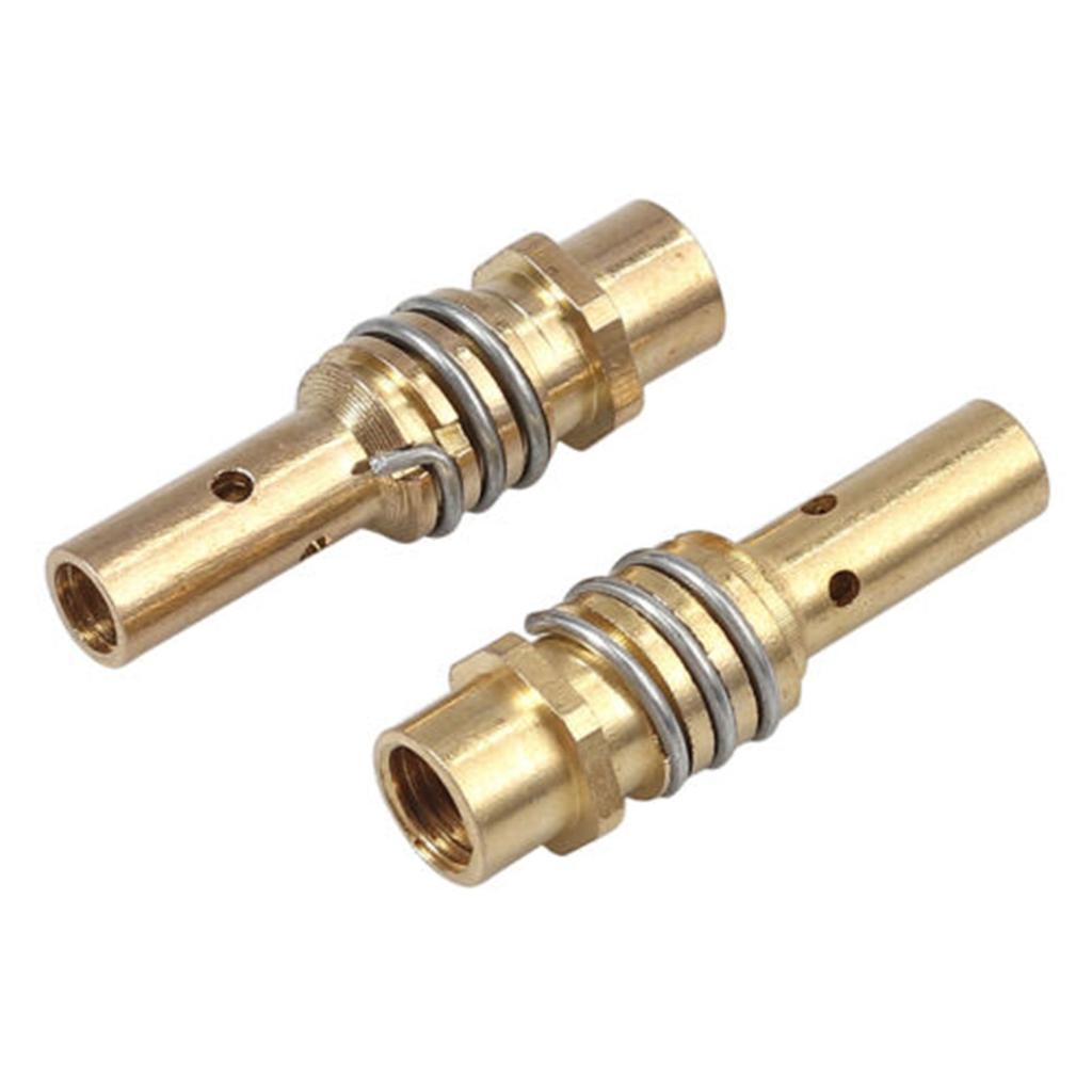 19Pcs MIG/MAG Welding Contact Tips 0.8mm M6 Gas Nozzle Tips Holder Replacement for Binzel 15AK