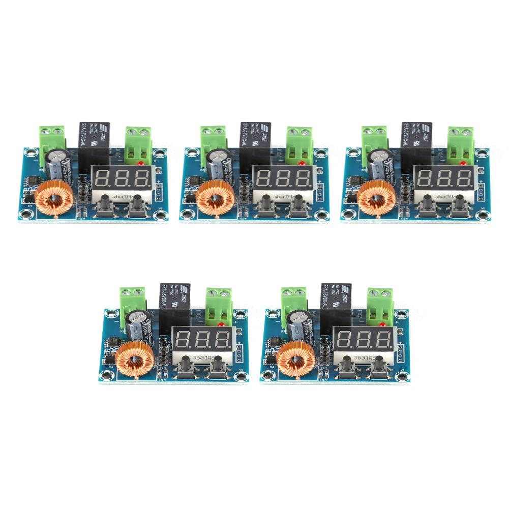 DC 6-60V Battery Low Voltage Disconnect Protection Replacement for Lithium Battery Undervoltage Protection Module 0.1 Accuracy