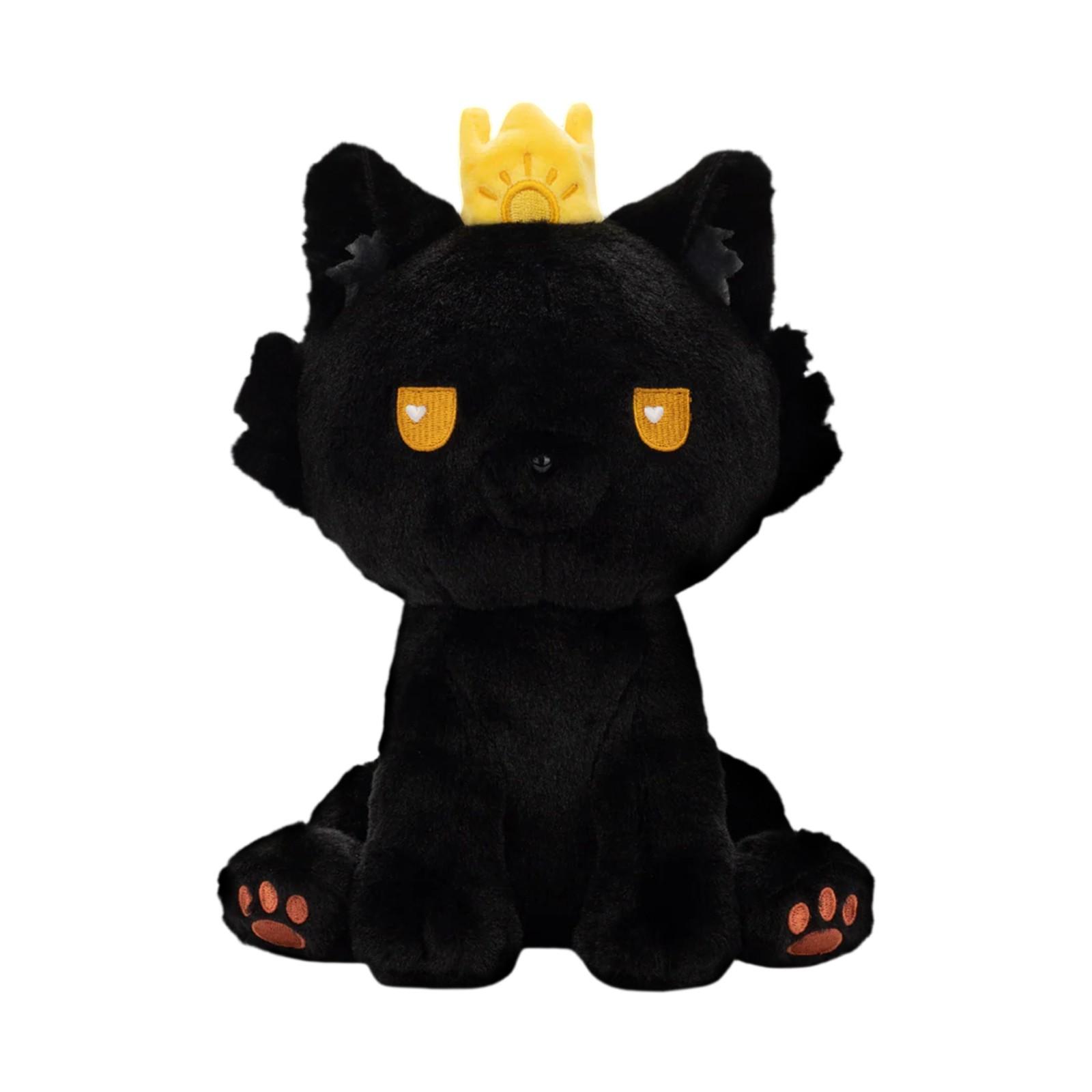 

Плюшевая игрушка кошка, 10 дюймов, милая плюшевая игрушка кошка для девочек, очаровательная плюшевая игрушка, мягкая подушка для детей, подарок на день рождения для мальчиков и девочек, Хэллоуин One Size