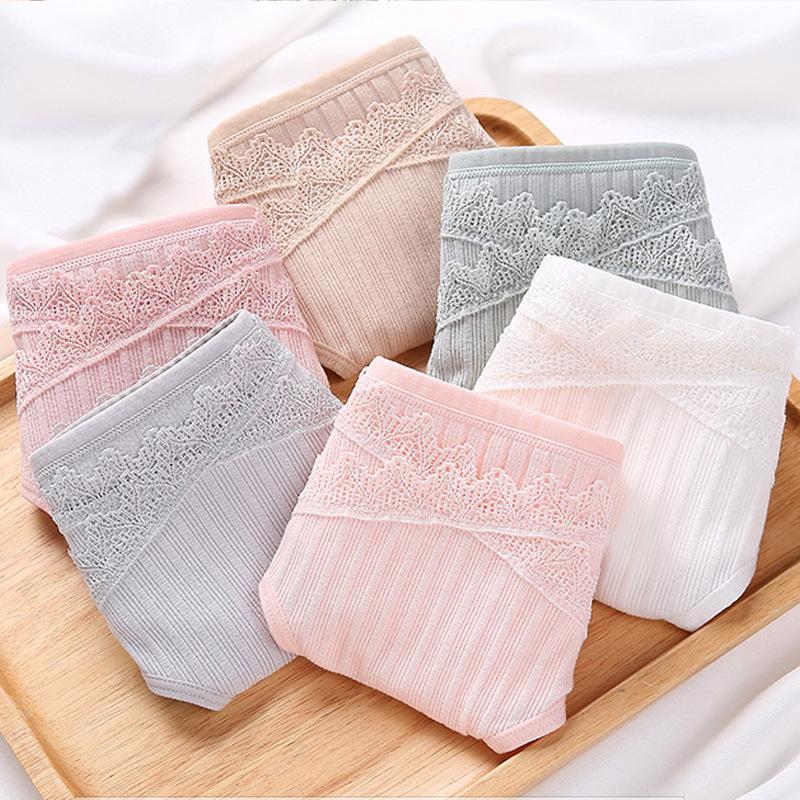 Women's Maternity Low Waist Ribbed Cotton Support Belly Plus Size V-Shape Triangle Short Panties