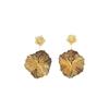 European-American Metal Flower Stud Earrings: High-End, Fashionable Design with a Luxurious and Unique Sense of Style.