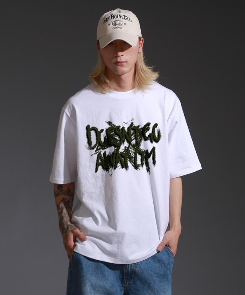 LIKE THE MOST Away Ltm Round Over T-Shirt_White